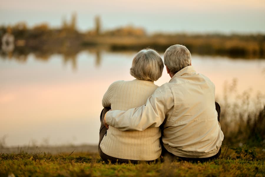 image of two grandparents