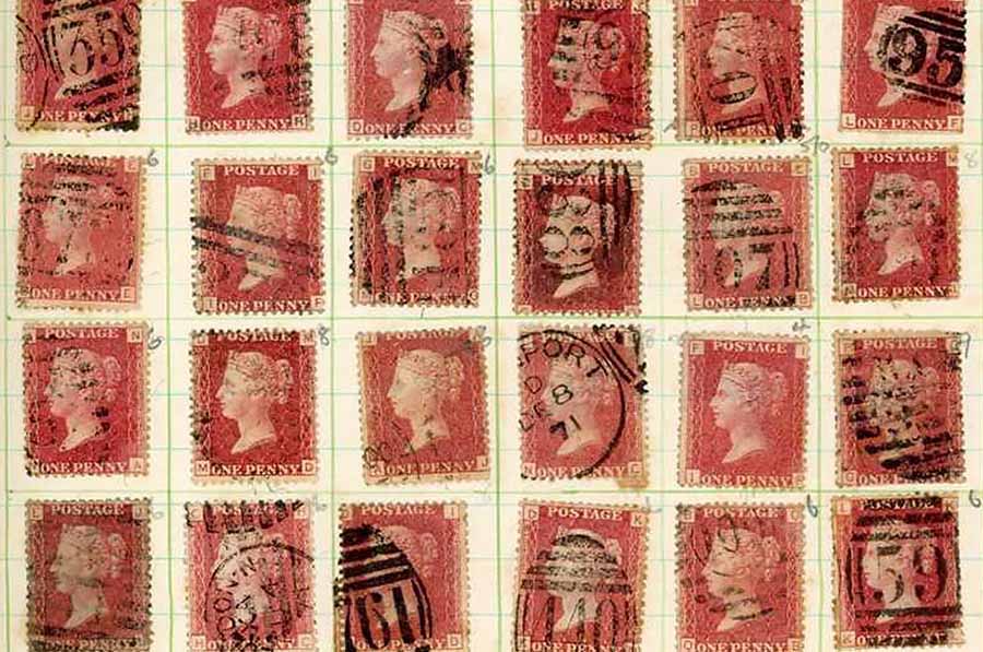 A collection of stamps