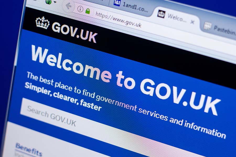 The gov.uk website