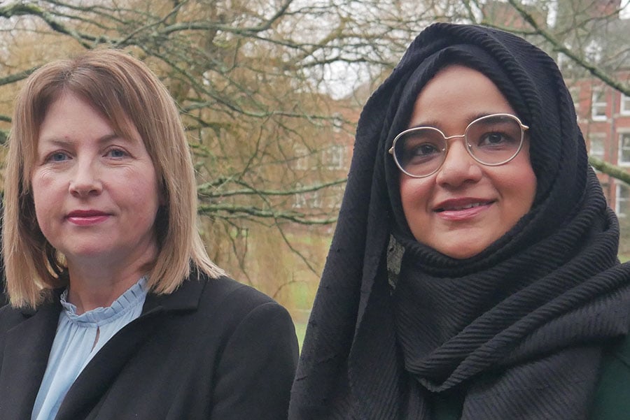 (l-r) Rosemary Johns and Farida Isaji