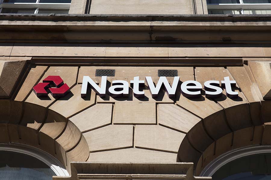 An exterior natwest sign