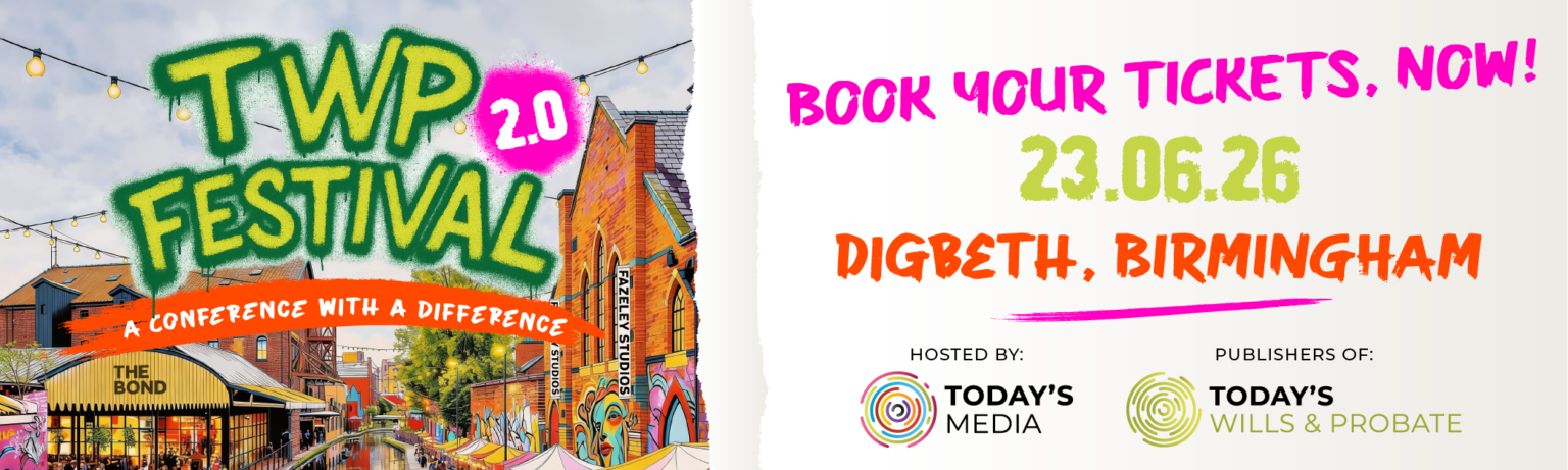 Book your tickets TWP Festival banner