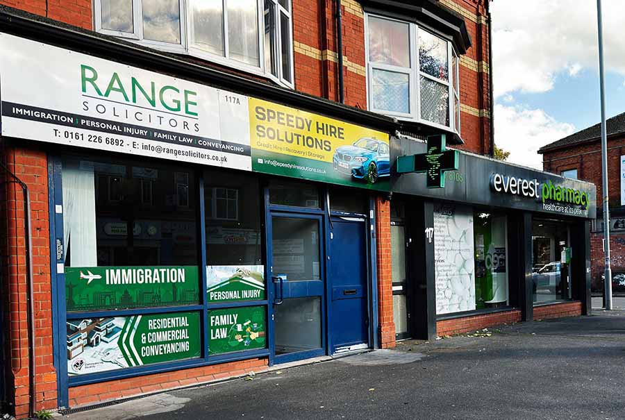 A small high street solicitor in Manchester