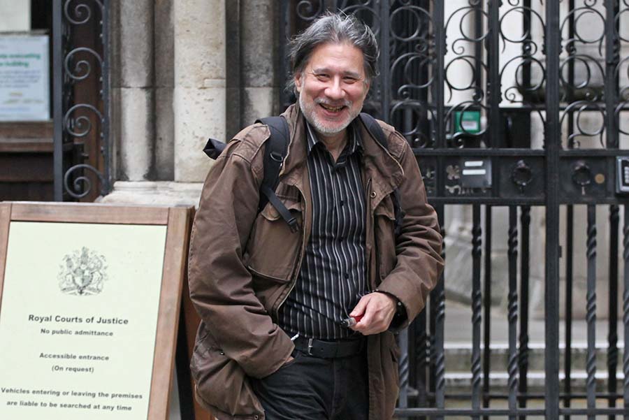 Robert Chung outside court