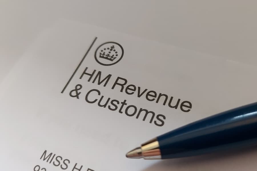 A letter from HMRC
