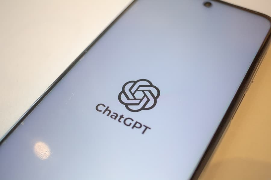 ChatGPT app on mobile phone