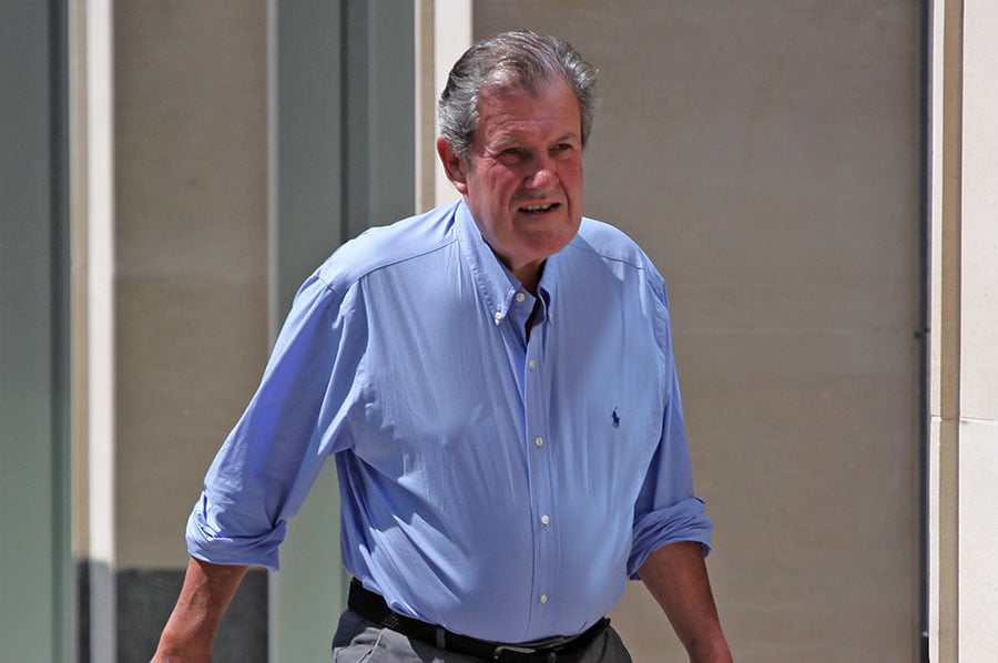 John Dixon outside court