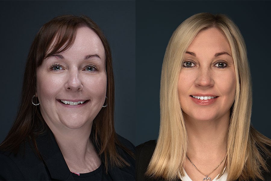 Jennifer Finch and Lisa Caine