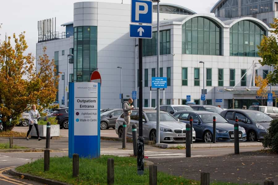 Stanwell, Staines, Surrey, NHS hospital. Ashford Hospital
